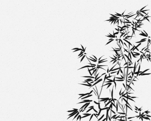 Китайская Графика бамбук