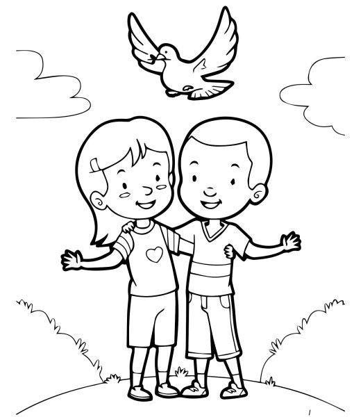 Раскраска добро