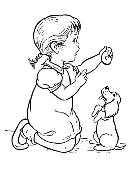 Раскраски на тему Дружба