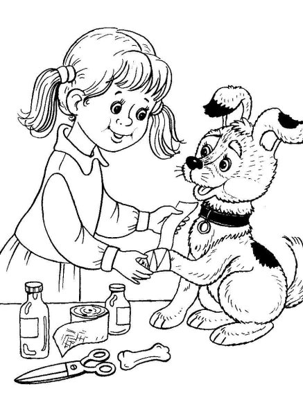 Раскраска добро