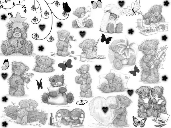 Много маленьких рисунков