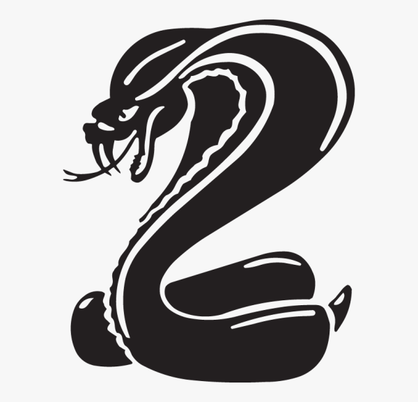 Трафарет змеи