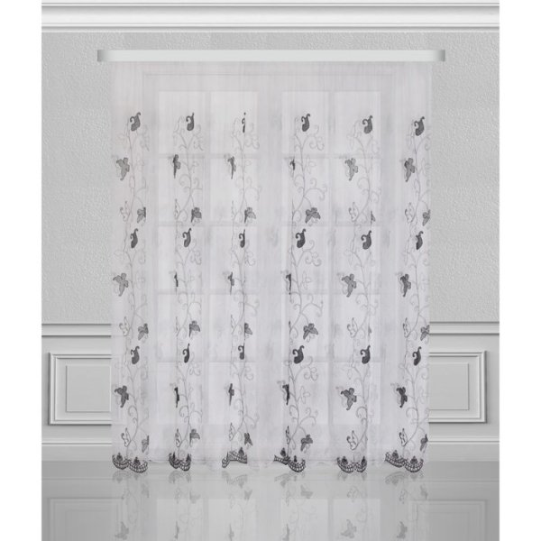 Тюль черно белая