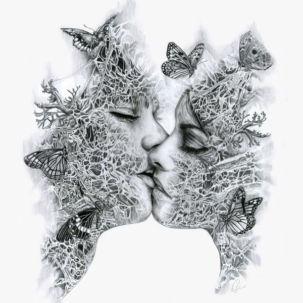 Влюбленные Графика