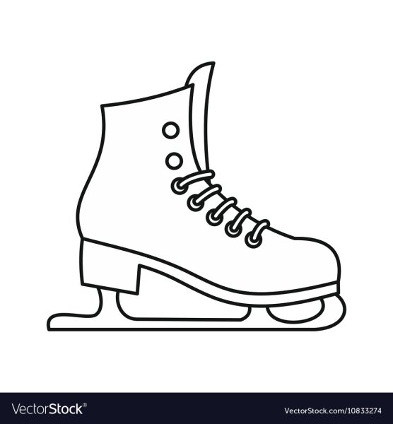 Коньки срисовать