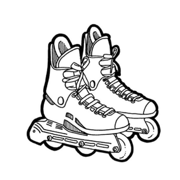 Коньки эскиз