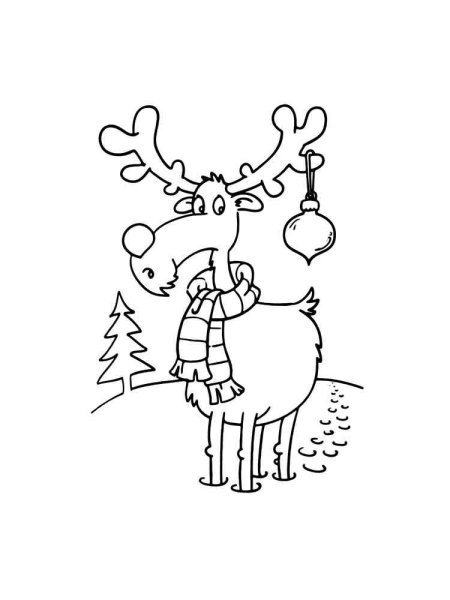 Новогодний олень