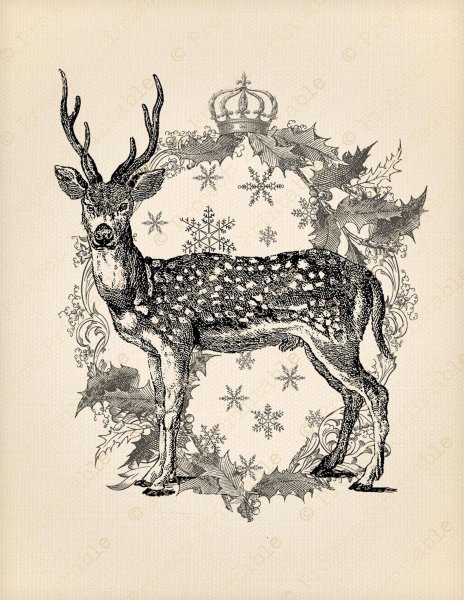 Олень Винтаж