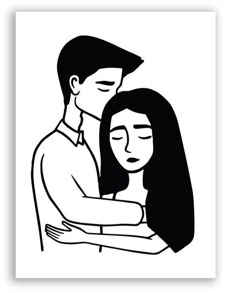 Чёрно-белые рисунки для срисовки