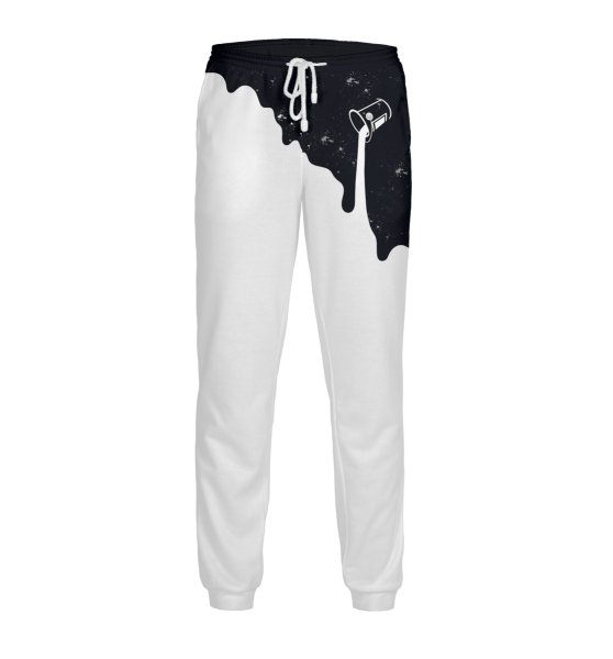 Черно белые штаны мужские