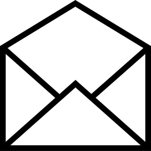 Иконка открытый конверт