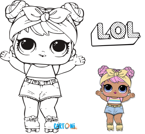 Кукла ЛОЛ Бон Бон раскрас