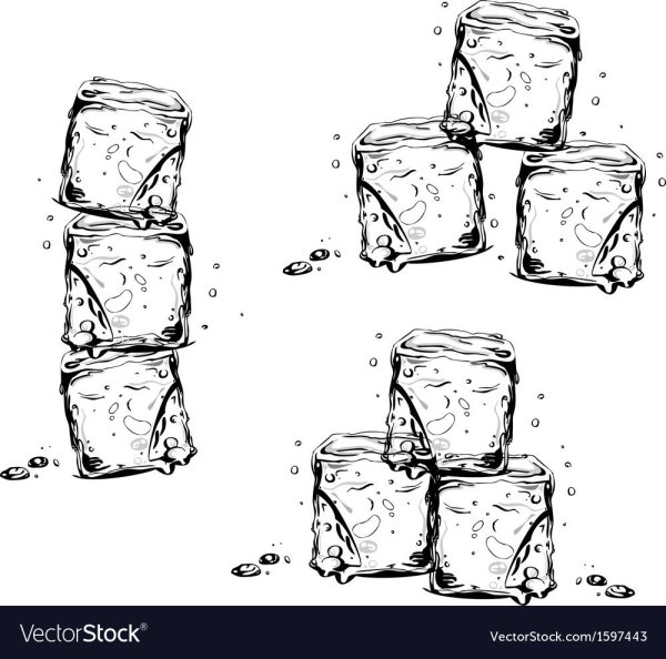 Кубики льда вектор