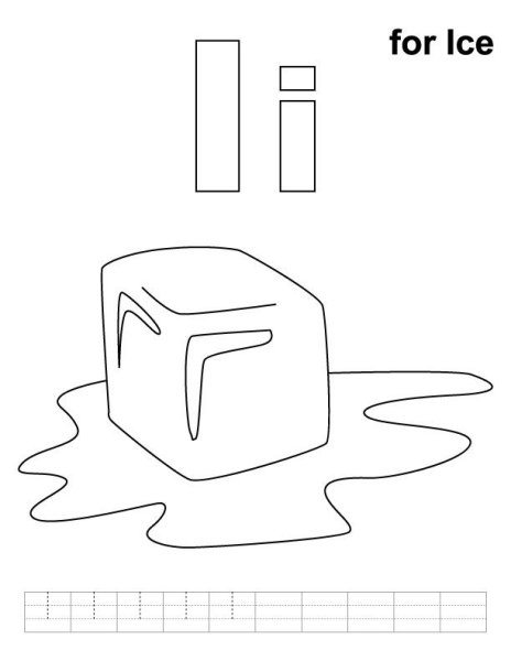 Ice раскраска