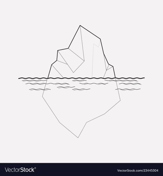 Айсберг карандашом