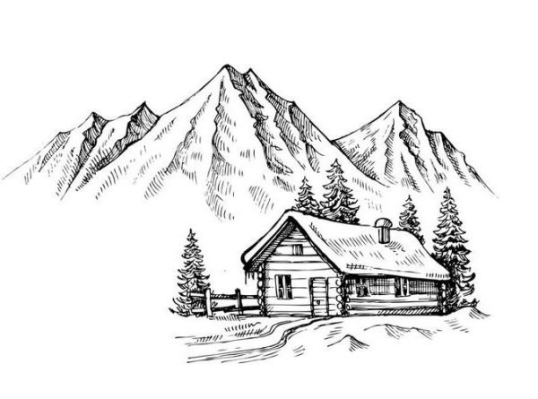 Раскраска природа