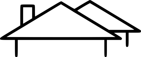 Крыши домов силуэт