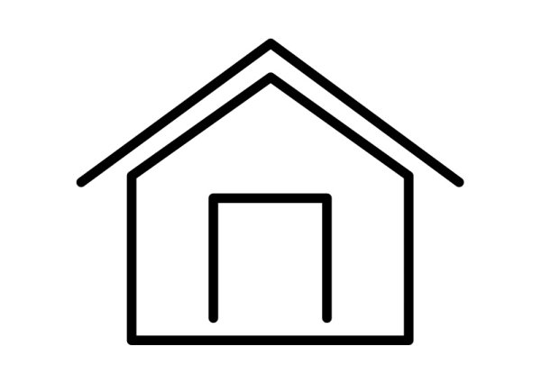 Трафарет черепицы крыши