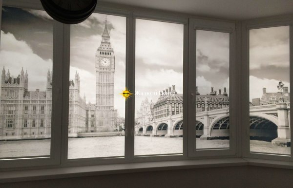 Макет ночного города