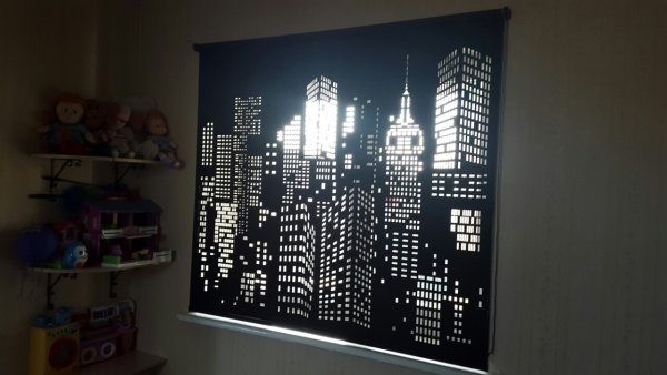 Рулонные шторы с фотопечатью