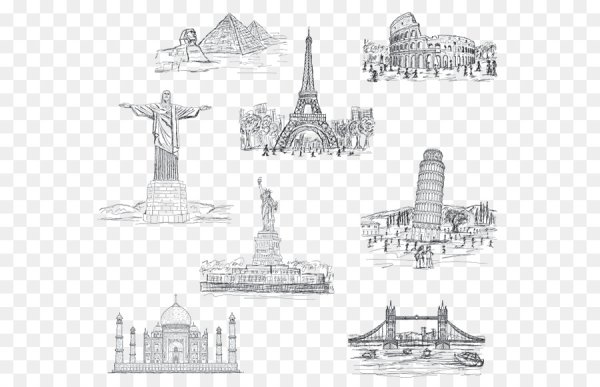 Мировые достопримечательности скетч