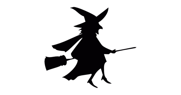 Ведьма силуэт