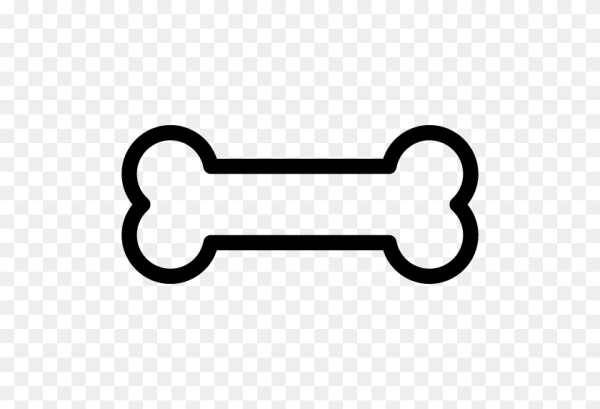 Косточка силуэт