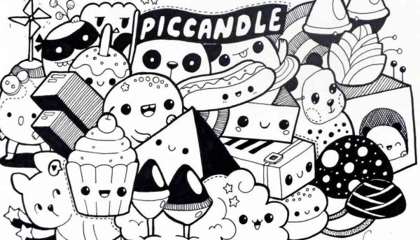 Рисунки в стиле Doodle