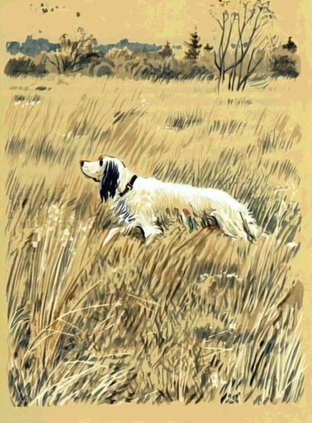 Белый Бим черное ухо слепков