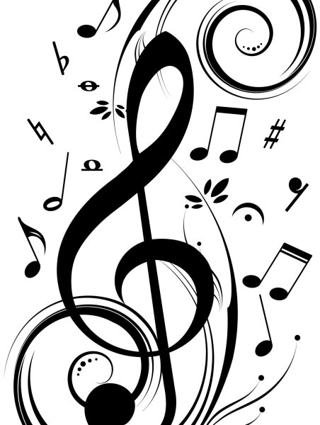 Рисуем скрипичный ключ