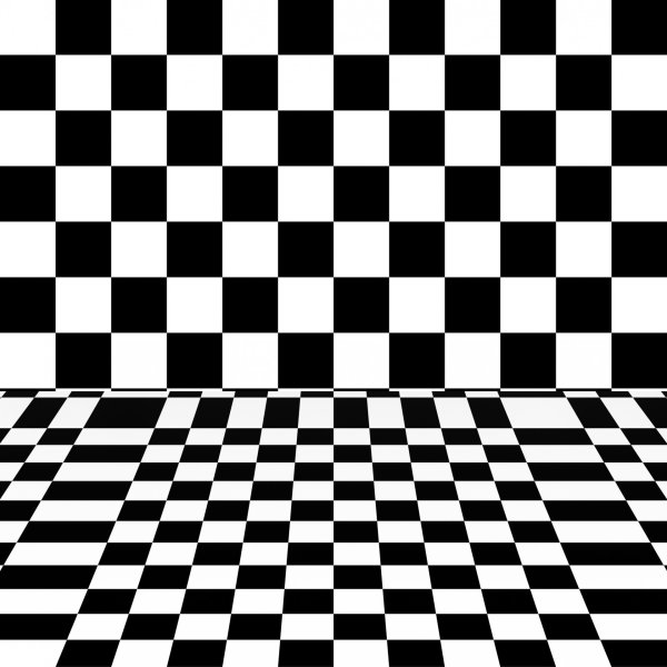 Шахматная доска черно белая