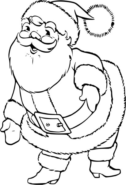Финский дед Мороз раскраска