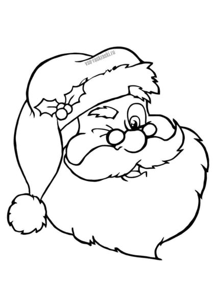 Раскраски новогодние прикольные