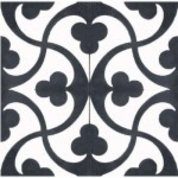 Черно белая плитка с узором