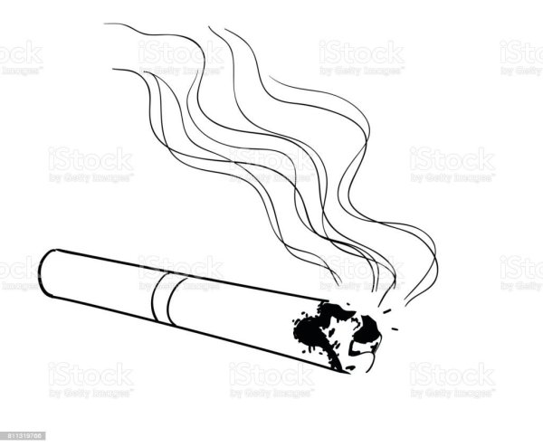 Нарисованная сигарета