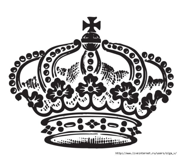 Царская корона рисунок