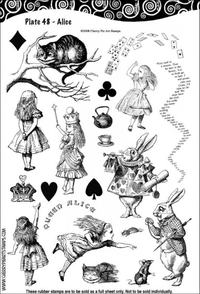 Алиса в стране чудес иллюстрации черно белые