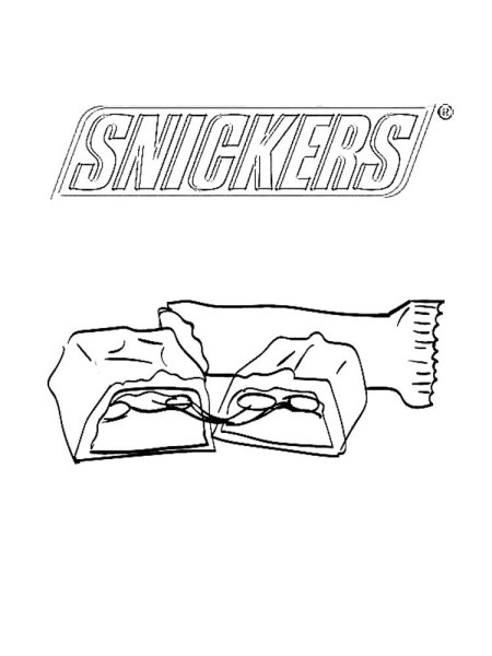 Сникерс карандашом