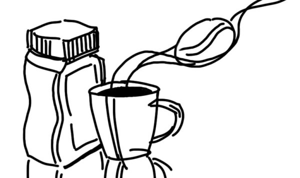Кофе раскраска для детей