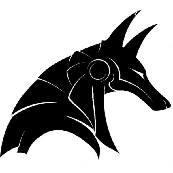 Анубис трафарет