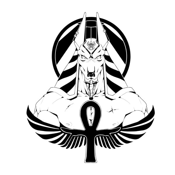 Анубис тату эскизы