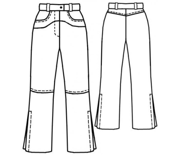 Джинсы раскраска для детей