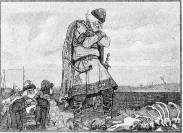 Смерть князя Олега от своего коня