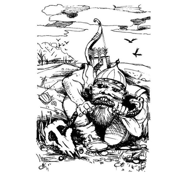 Вещий Олег и змея