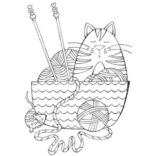 Рукоделие раскраска