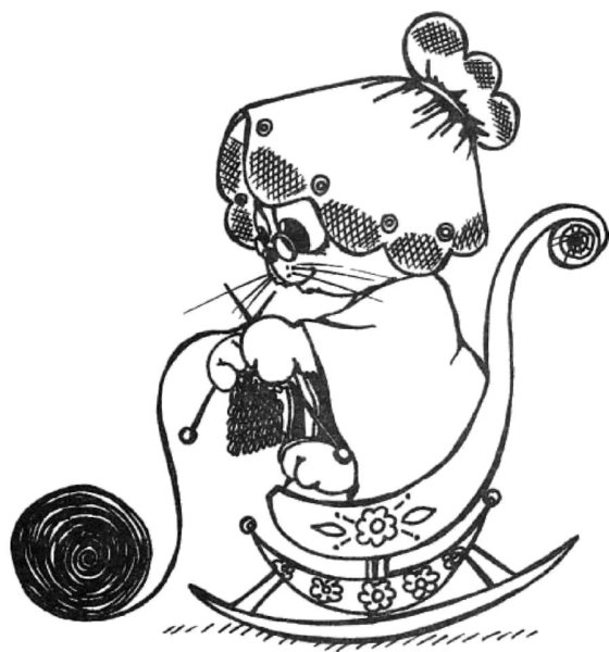 Рукоделие рисунок черно белый