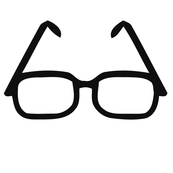 Очки раскраска для детей