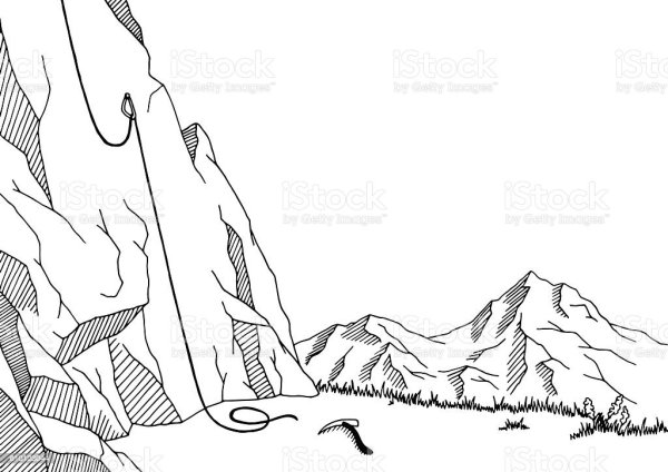 Скалы Векторная Графика