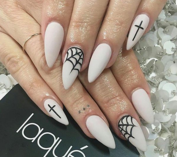 Маникюр на острые ногти для подростков