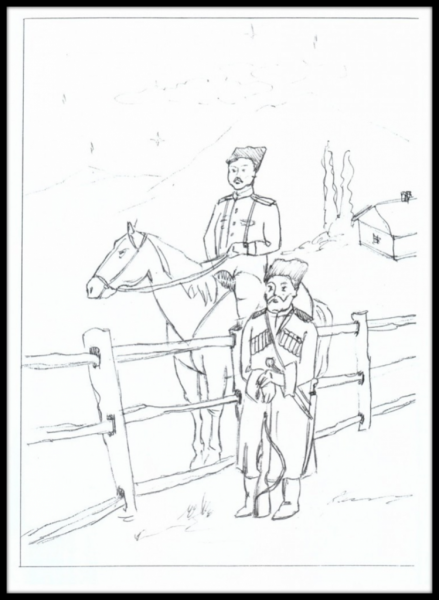 Раскраска казачество